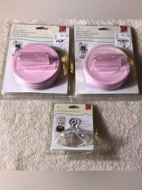 Pink Show Topper Jar Lids and mini mobile